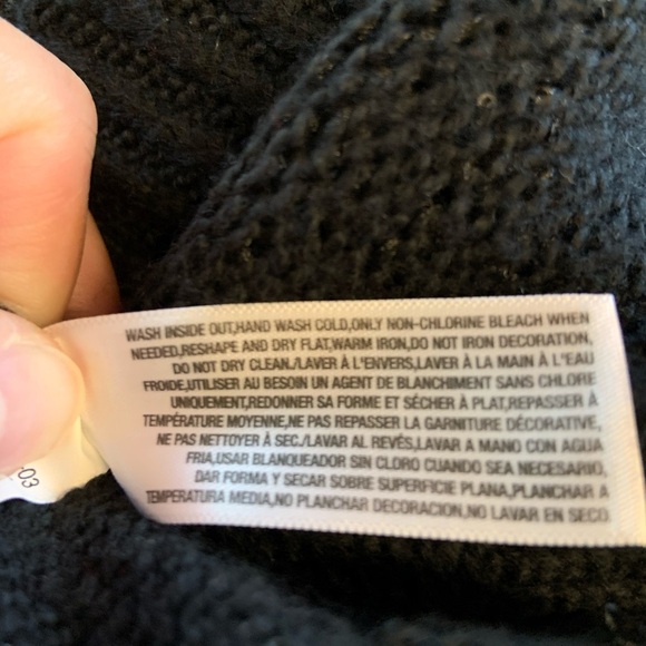 Old Navy Black Sweater with Silver Sparkles - Picture 6 of 10